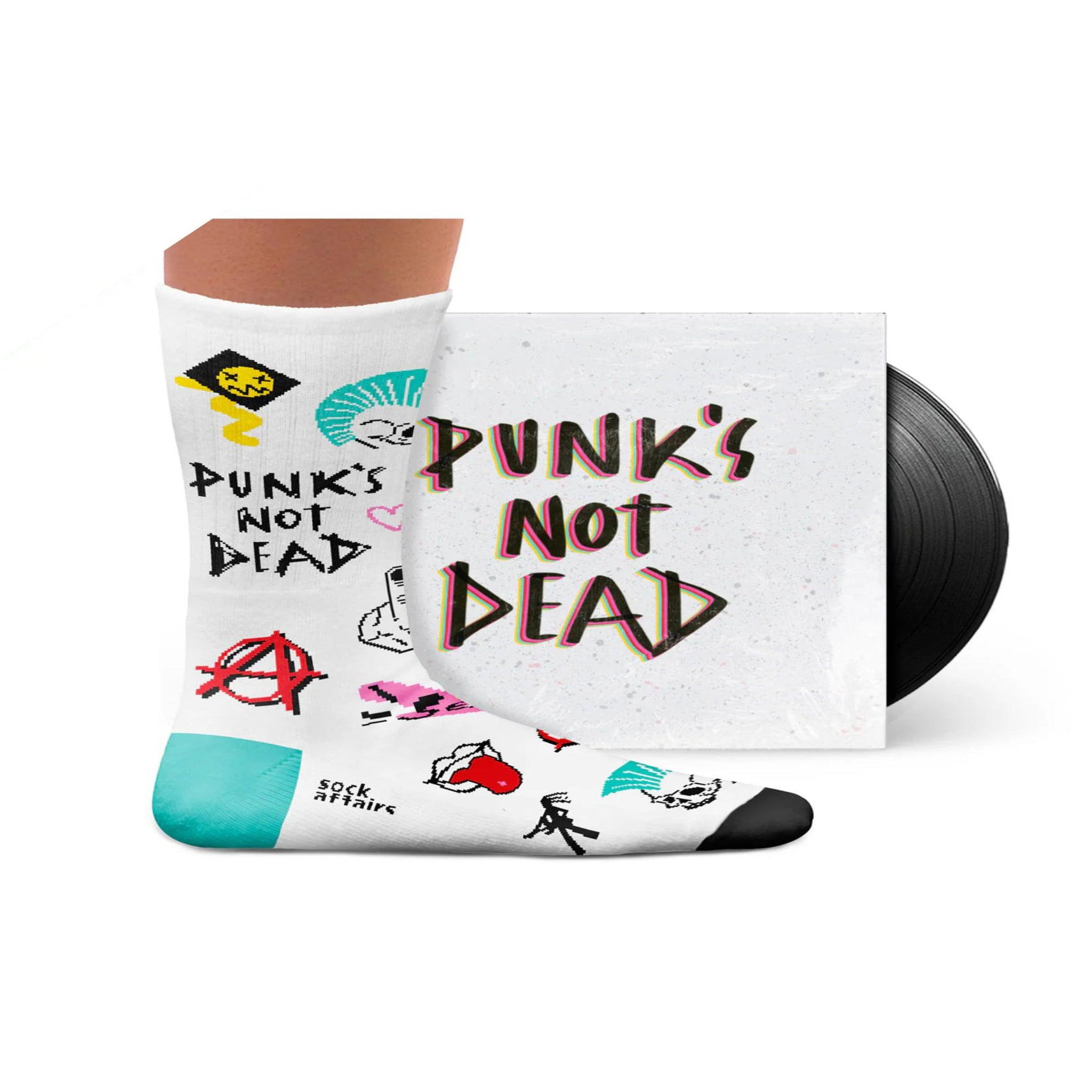 Voir la diapositive 3 : SOCK AFFAIRS Chaussettes sport rock punk's not dead