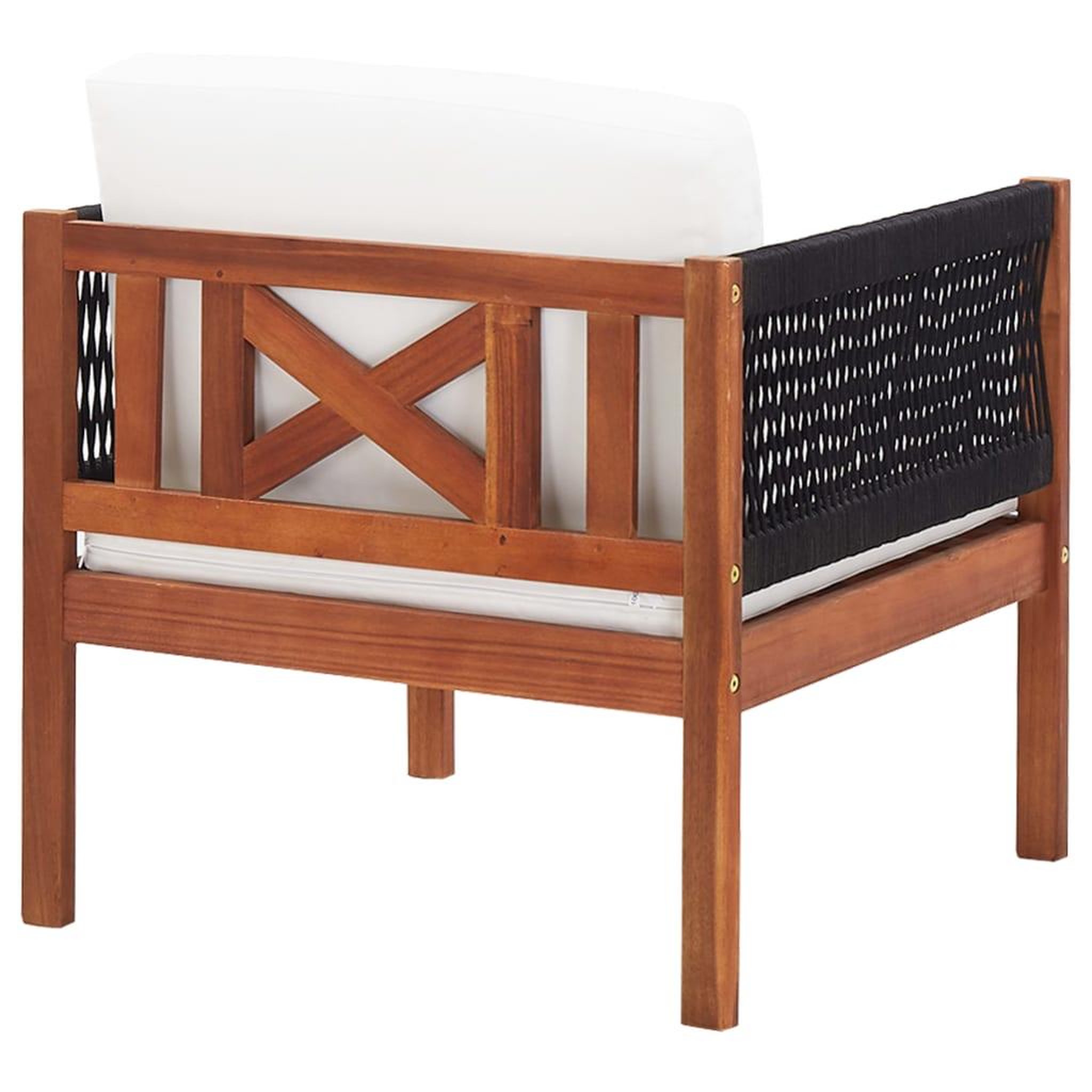 Voir la diapositive 5 : VIDAXL Chaises de jardin lot de 2 Bois d'acacia massif
