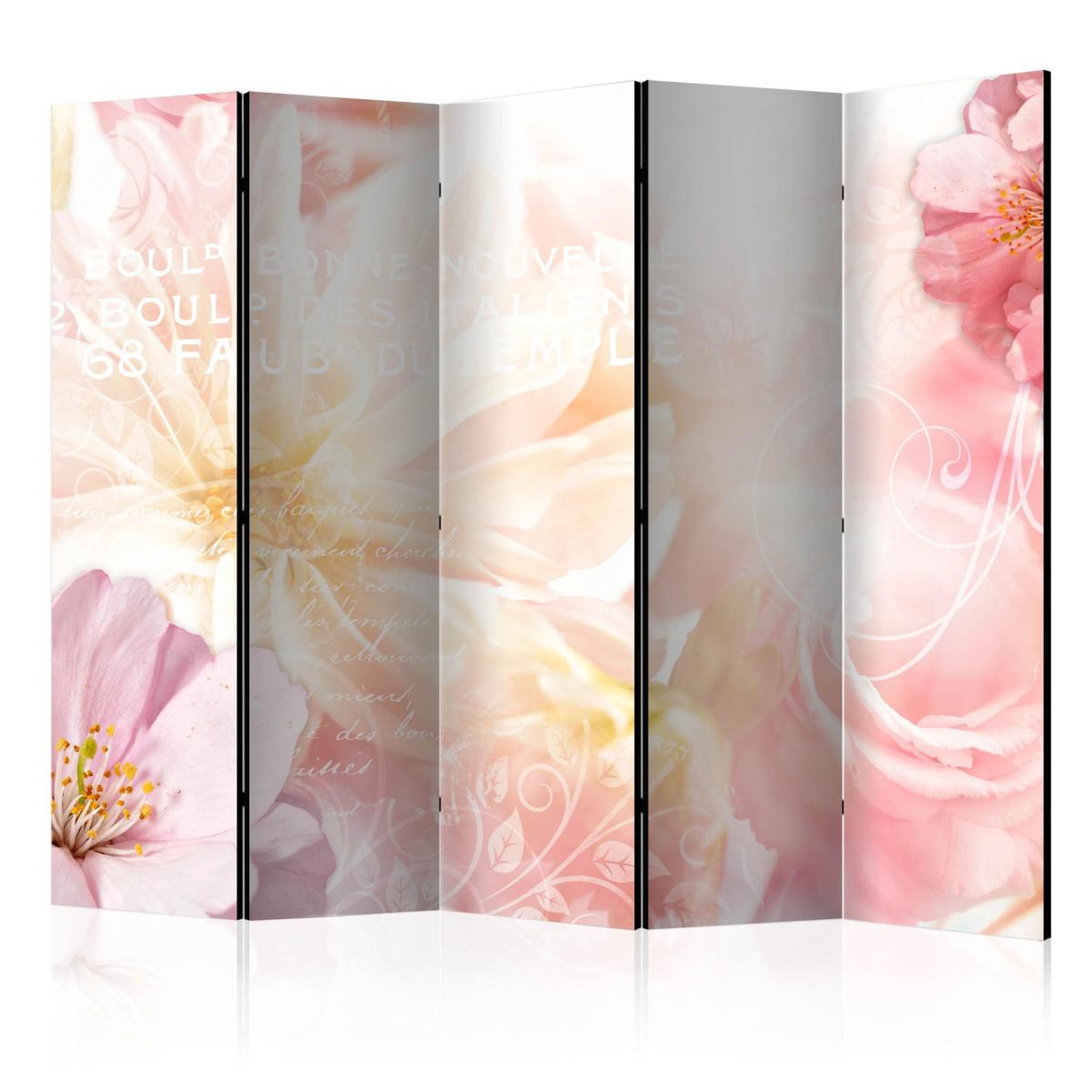 Paris Prix Paravent 5 volets  romantic message  172x225cm