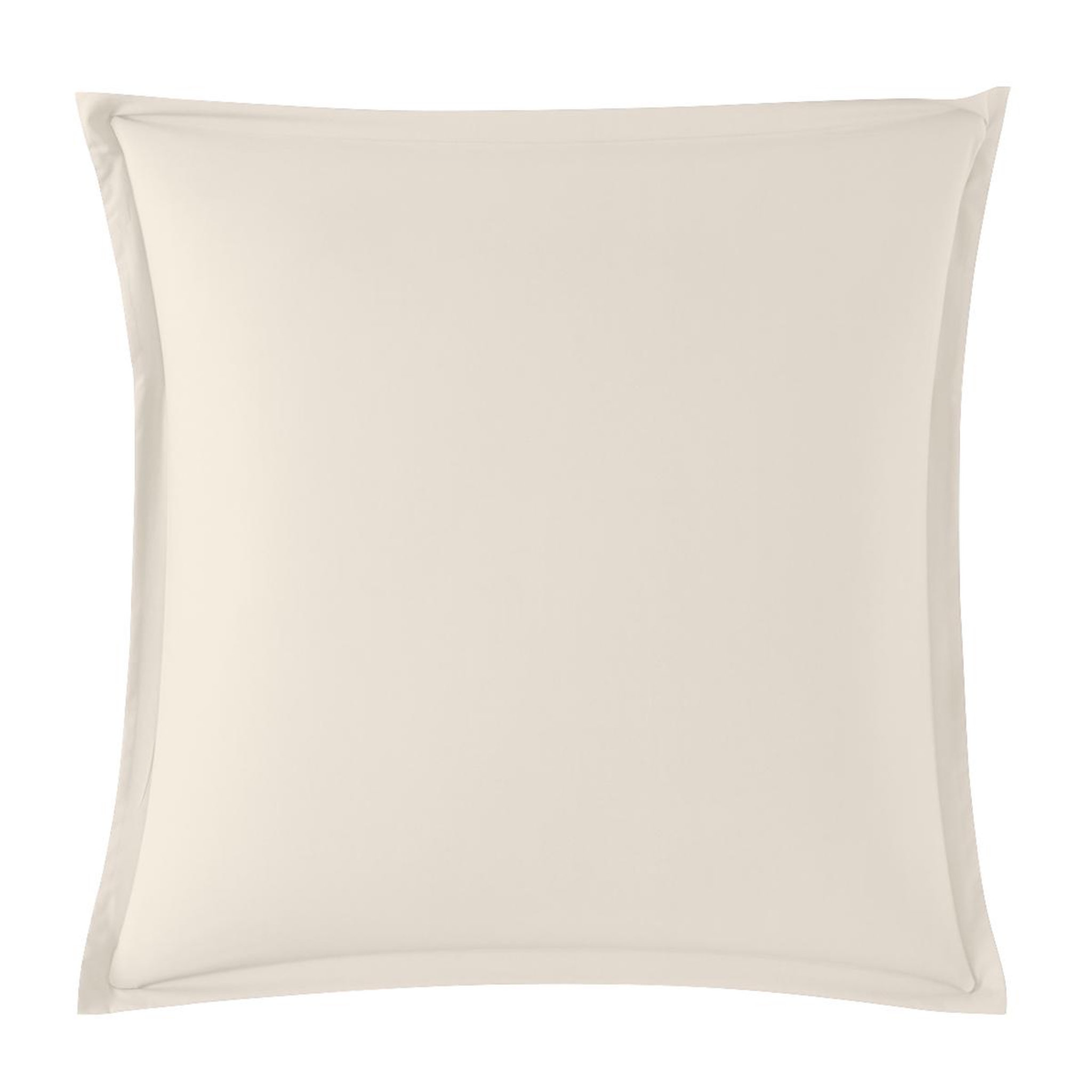 DODO Taie d'oreiller Influence Percale Coquille. Coloris disponibles : Beige