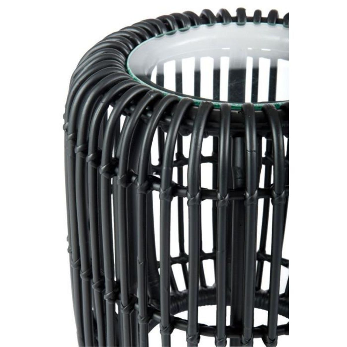 Paris Prix Table d'Appoint Design  Mac  41cm Noir