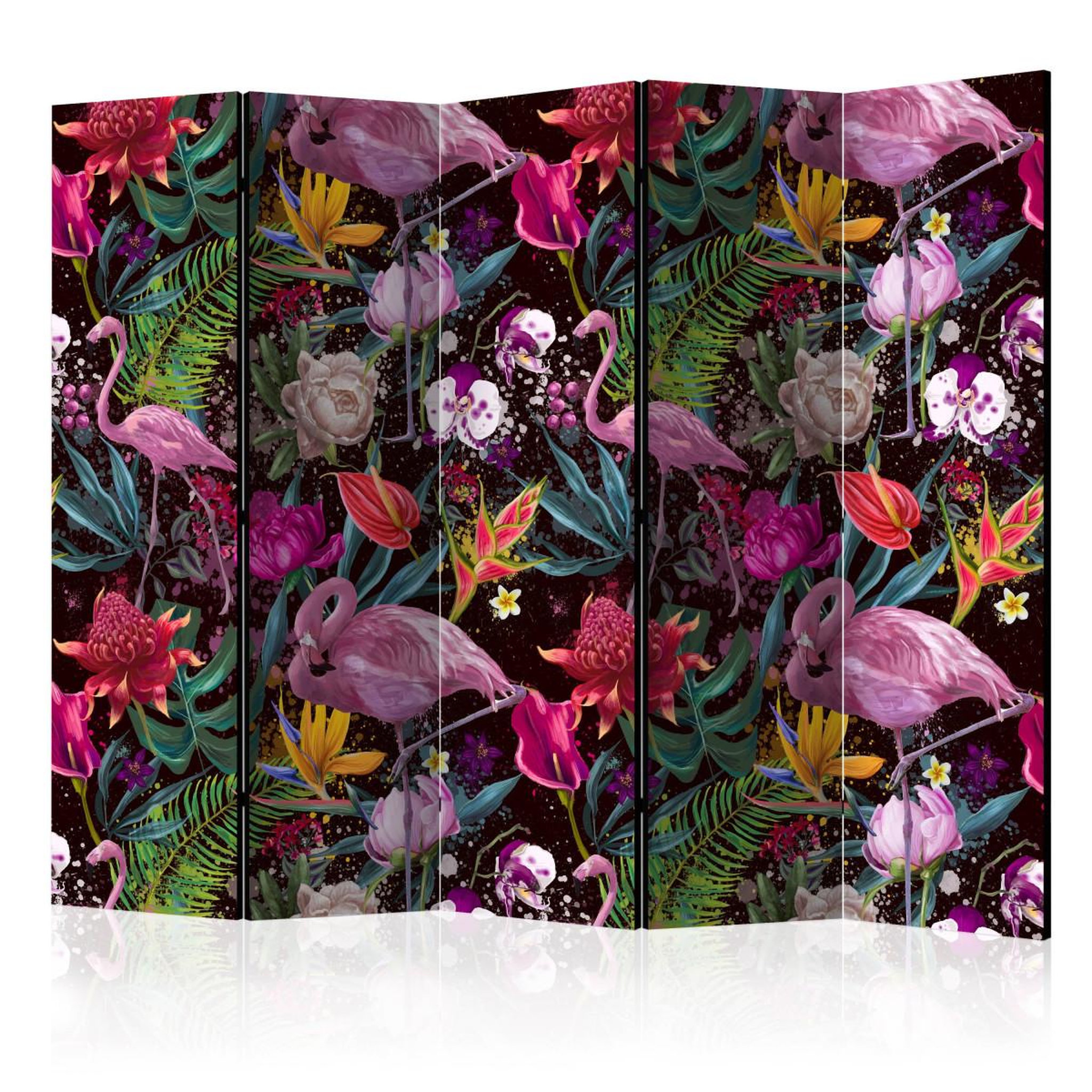 Paris Prix Paravent 5 volets  colorful exotic  172x225cm