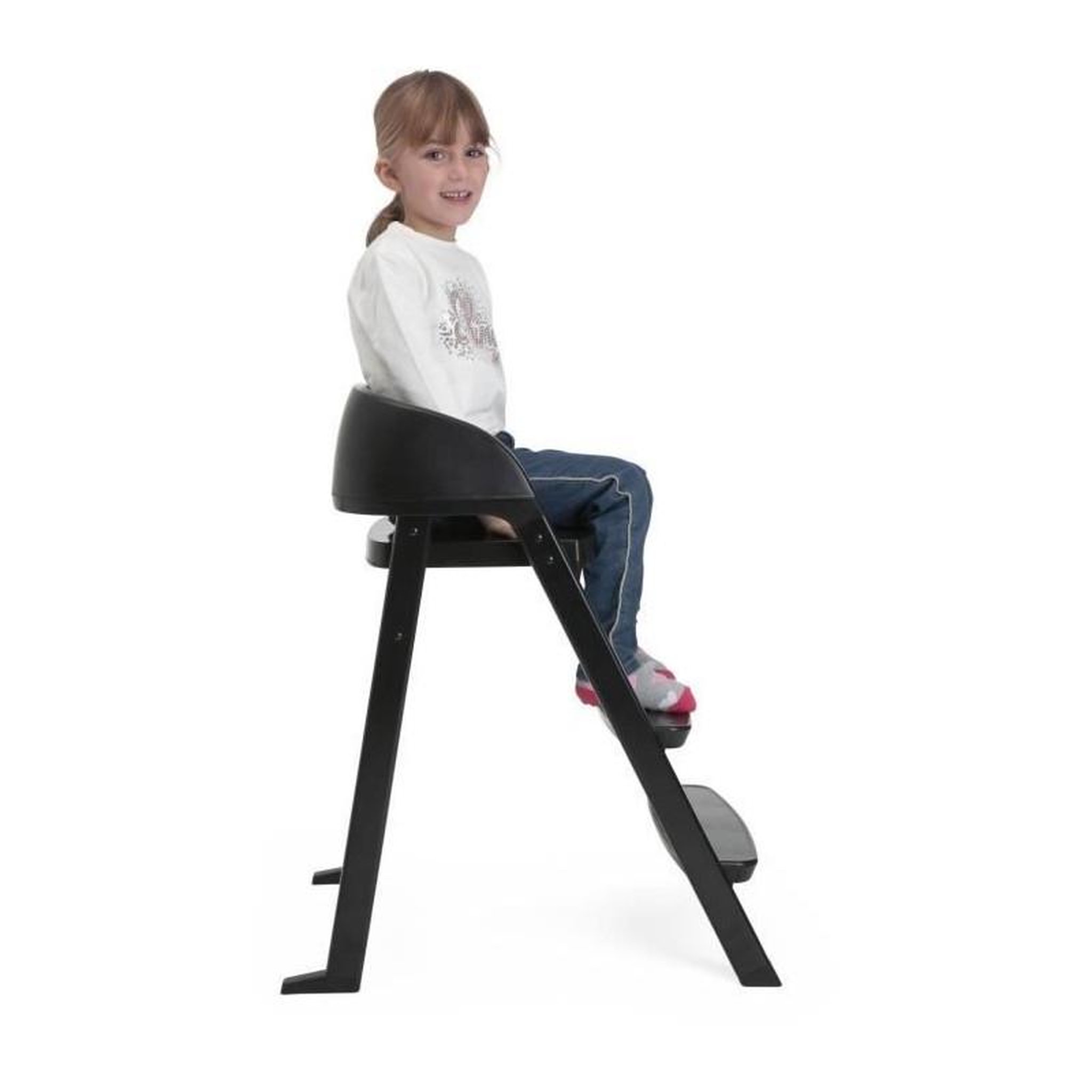 Voir la diapositive 5 : CHICCO Chaise haute évolutive CHICCO Crescendo Lite - Cairo coal - Noir - 8,25 Kg - Jusqu'a 99 ans