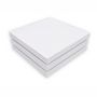 Voir la diapositive 3 : VIDAXL Table basse 3 etageres blanc brillant