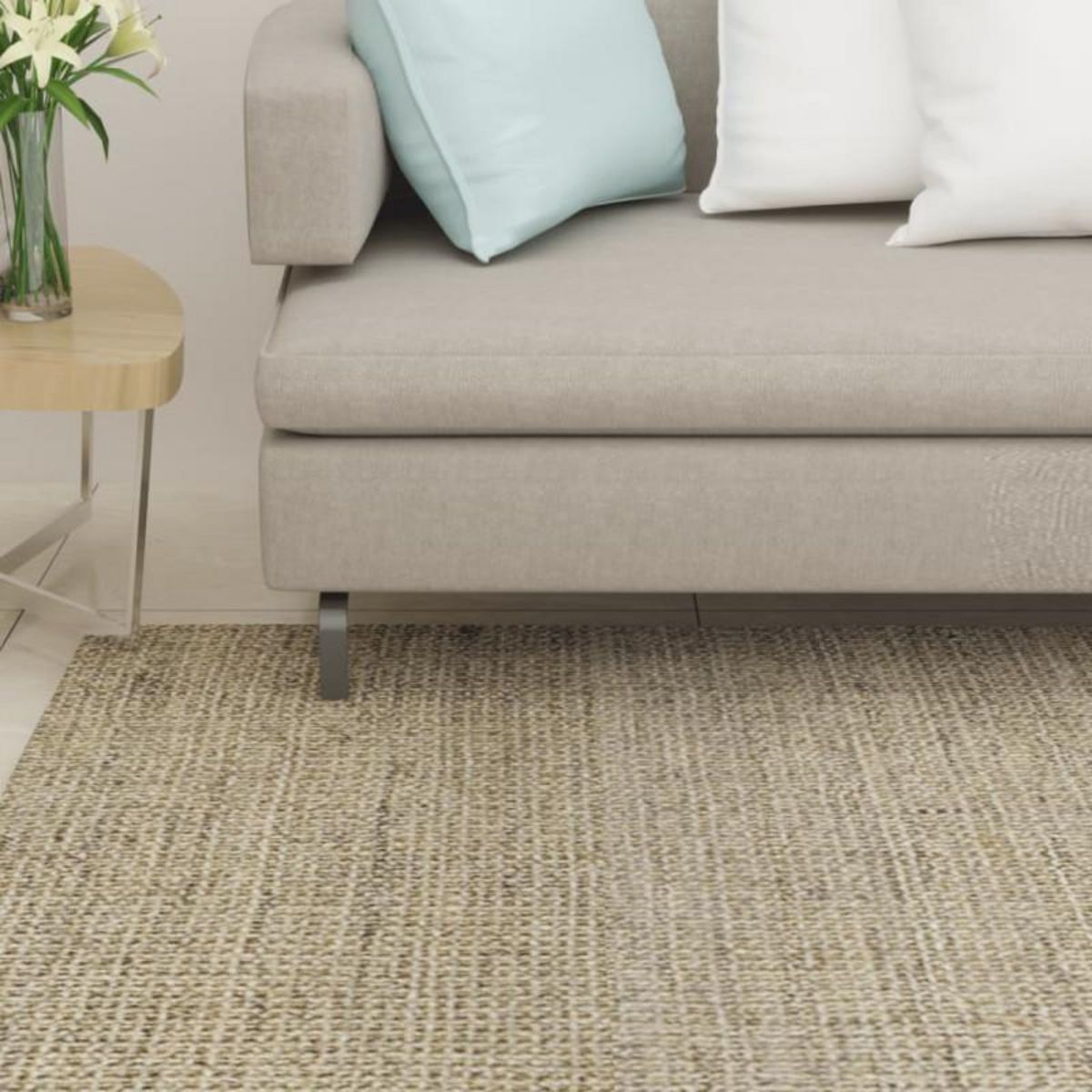 VIDAXL Tapis en sisal pour griffoir taupe 66x350 cm