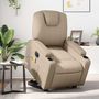 Voir la diapositive 1 : VIDAXL Fauteuil inclinable de massage electrique cappuccino similicuir