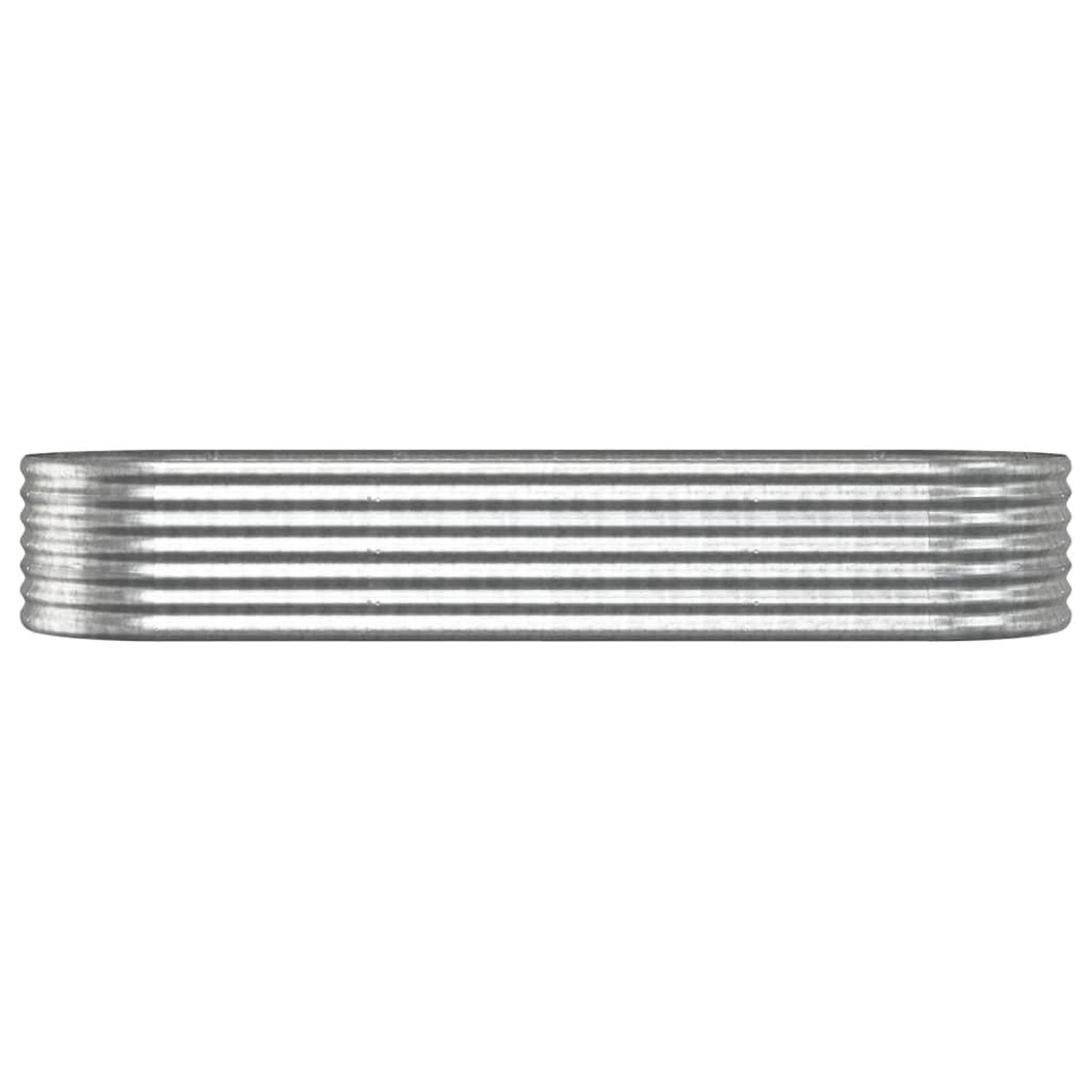 Voir la diapositive 3 : VIDAXL Lit sureleve de jardin Acier enduit de poudre Argente