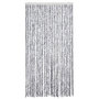 Voir la diapositive 3 : VIDAXL Moustiquaire Blanc et gris 100x220 cm Chenille