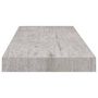 Voir la diapositive 5 : VIDAXL Etagere murale flottante gris beton 60x23,5x3,8 cm MDF