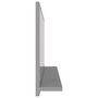 Voir la diapositive 5 : VIDAXL Miroir salle de bain Gris brillant 80x10,5x37cm Bois ingenierie