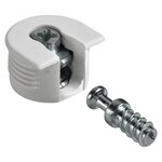 CENTRALE BRICO Lot de 8 ferrures d'assemblage pour meubles, HETTICH