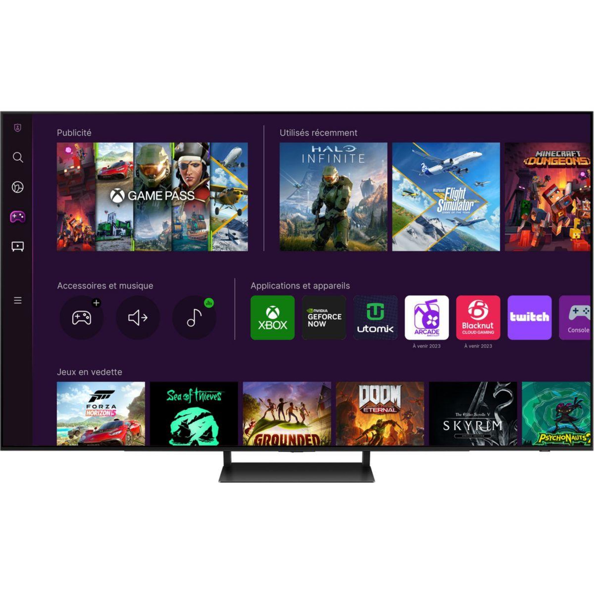 Voir la diapositive 6 : Samsung TV OLED TQ77S90C 2023