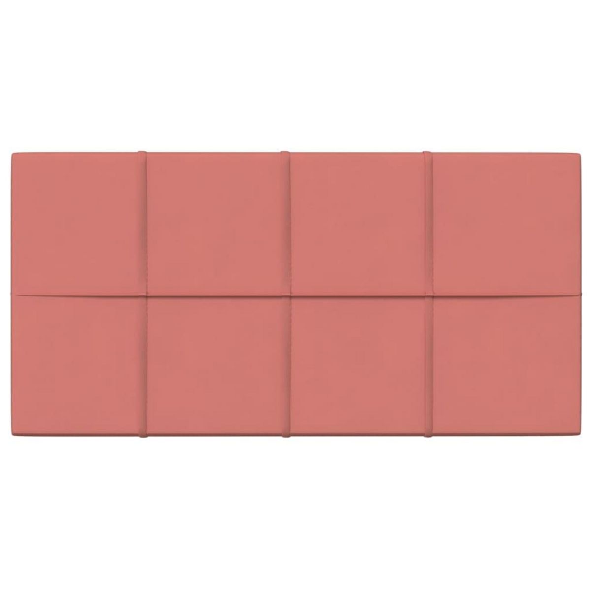 VIDAXL Panneaux muraux 12 pcs Rose 60x30 cm Velours 2,16 m^2