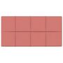 Voir la diapositive 3 : VIDAXL Panneaux muraux 12 pcs Rose 60x30 cm Velours 2,16 m^2