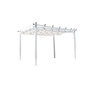Voir la diapositive 2 : Paris Prix Pergola Avec Toit  Lazio  345cm Blanc