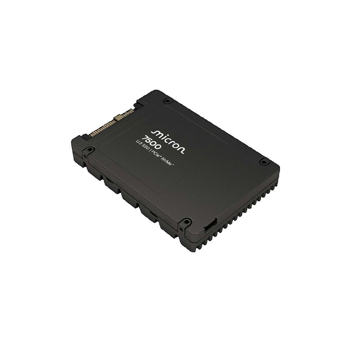 MICRON SSD Micron 7500 PRO - 3,84 To - Chiffré - Interne - U.3 PCIe 4.0
