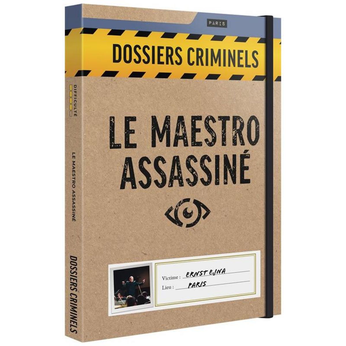 Asmodee Jeu d enquête Asmodee Dossiers Criminels Le Maestro Assassiné
