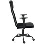 Voir la diapositive 4 : VIDAXL Chaise de bureau reglable en hauteur noir