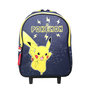 Voir la diapositive 1 : Bagtrotter BAGTROTTER Sac à dos à roulettes 31 cm Pokemon Bleu