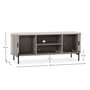 Voir la diapositive 6 : VS VENTA-STOCK Meuble Tv Mónaco 2 portes effet Chêne