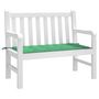 Voir la diapositive 3 : VIDAXL Coussin de banc de jardin vert 120x50x3 cm tissu oxford