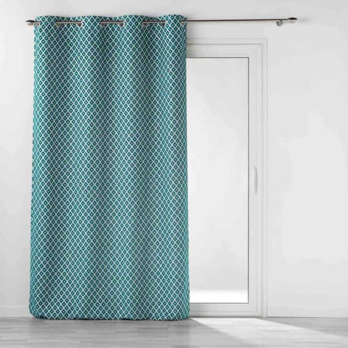 Paris Prix Rideau à Œillets  Mariella  140x260cm Pétrole