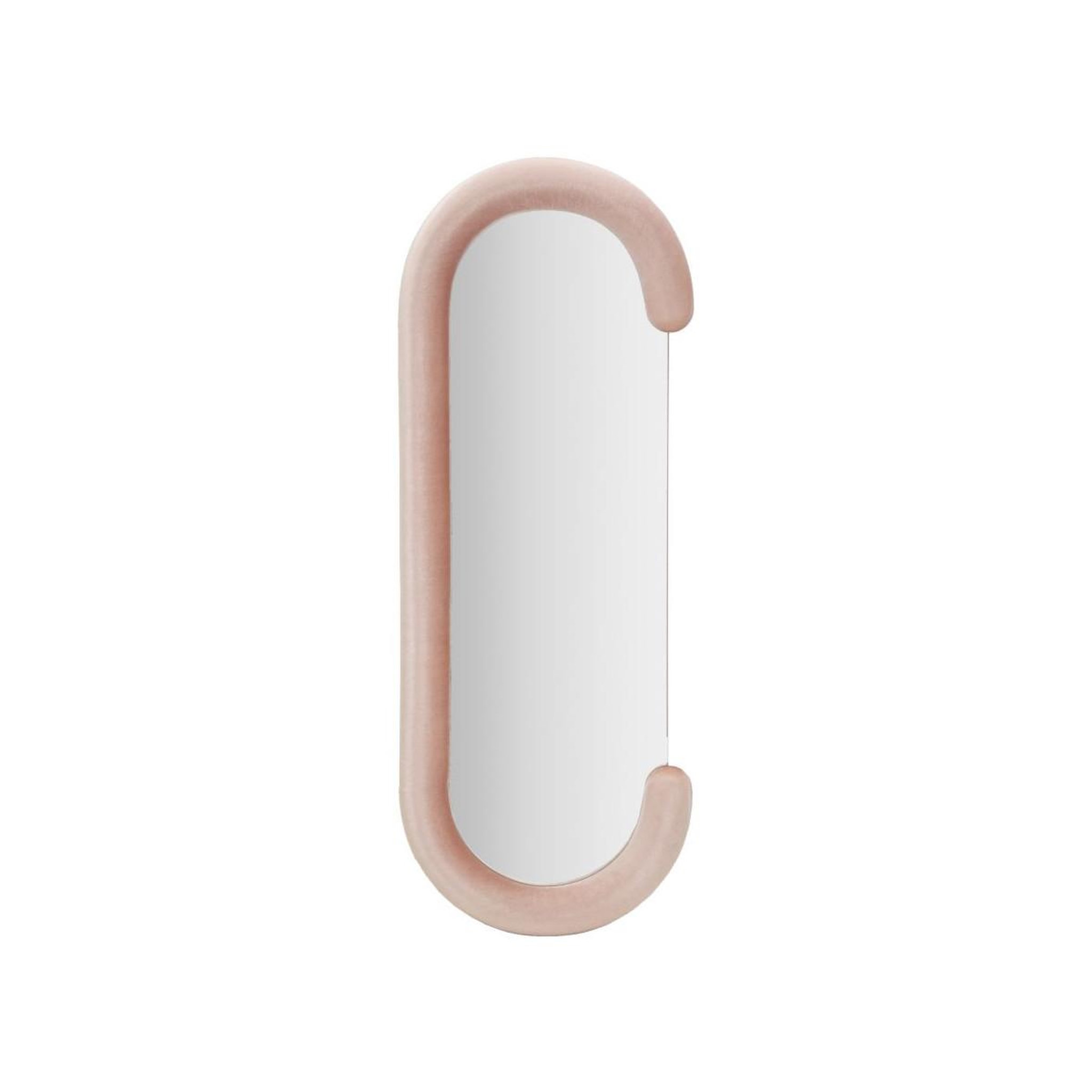 Paris Prix Miroir mural en velours  chantal  160cm rose