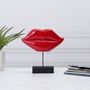 Voir la diapositive 3 : Paris Prix Décoration à Poser  Bouche  19cm Rouge & Noir