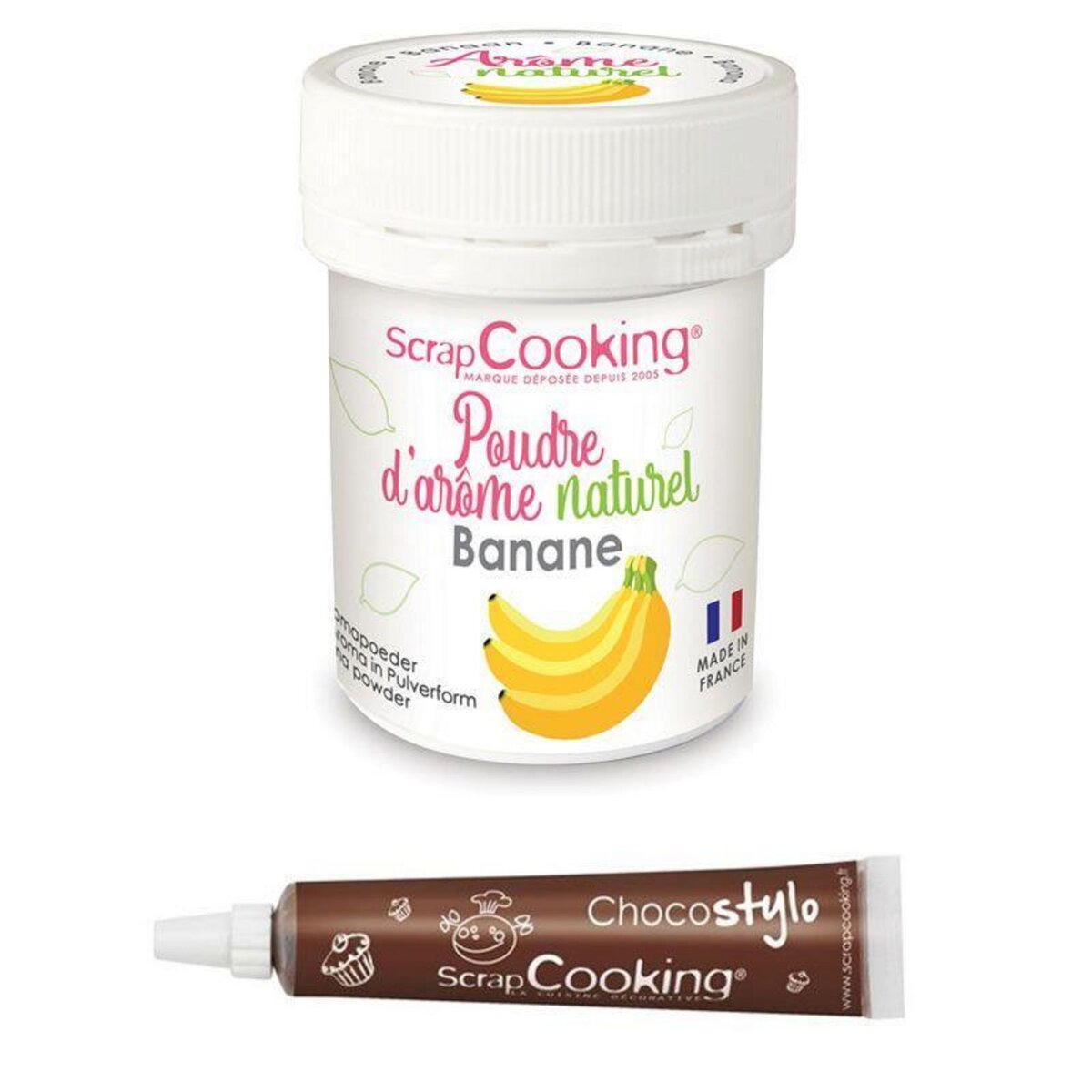 Arôme alimentaire naturel en poudre 30 g - vanille Scrapcooking 