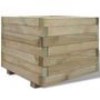 Voir la diapositive 1 : VIDAXL Lit sureleve 50x50x40 cm Bois Carre