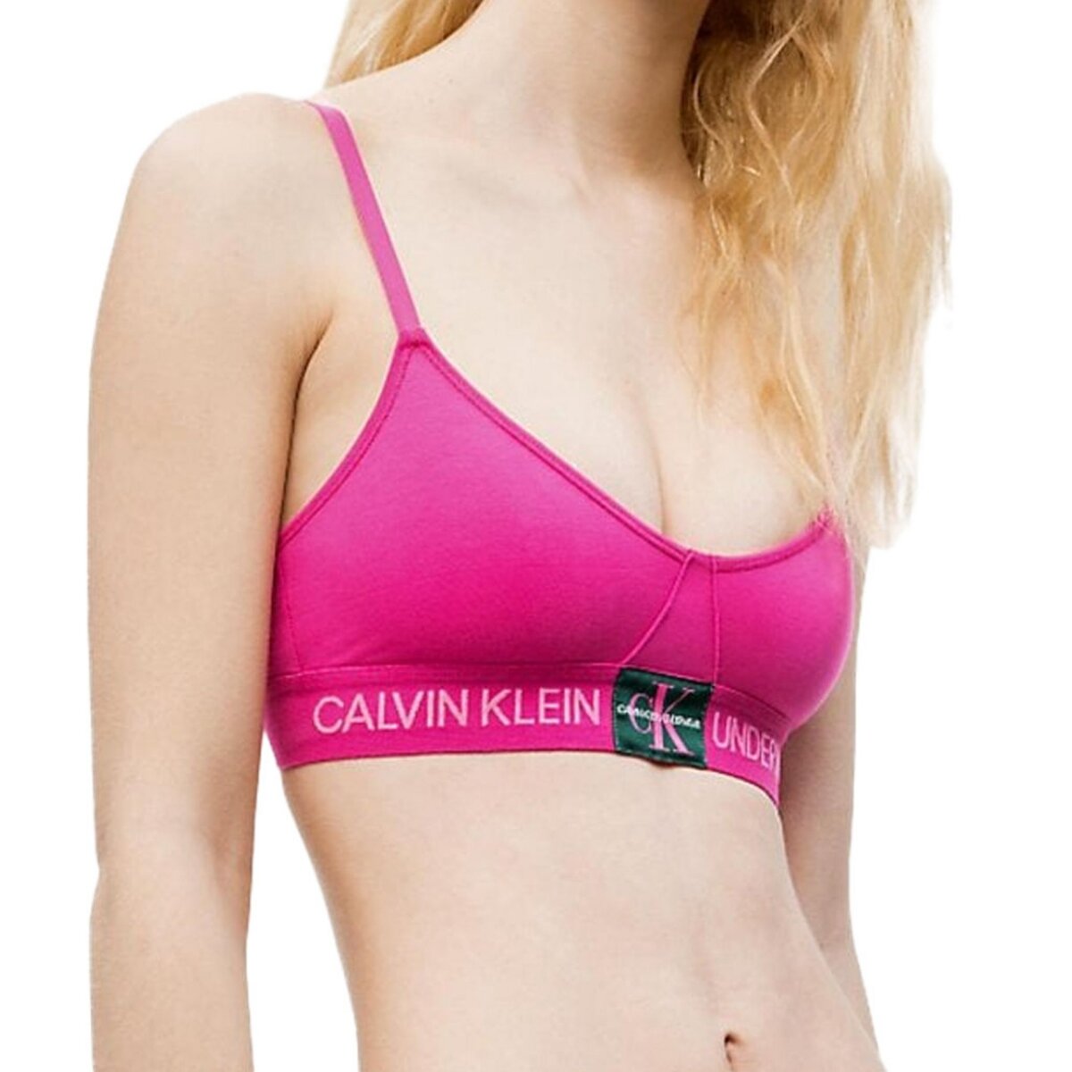 CALVIN KLEIN JEANS Brassière Rose Femme Calvin Klein Unlined Triangle