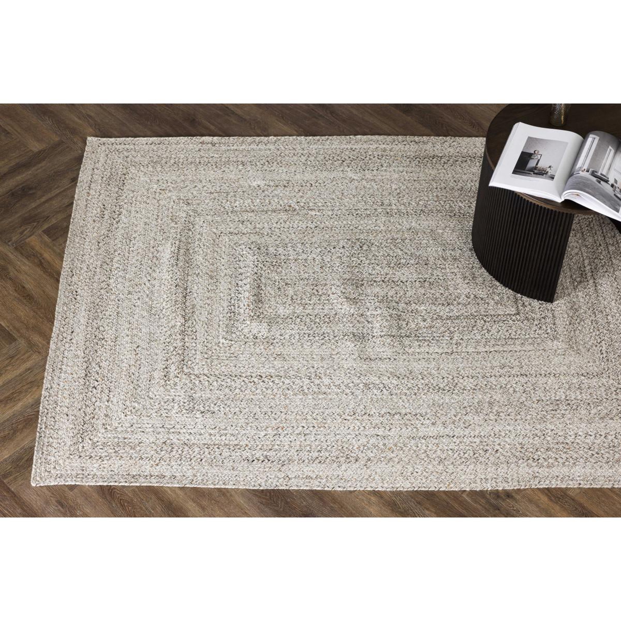 Voir la diapositive 3 : Paris Prix Tapis Déco Tressé  Petra  160x230cm Beige