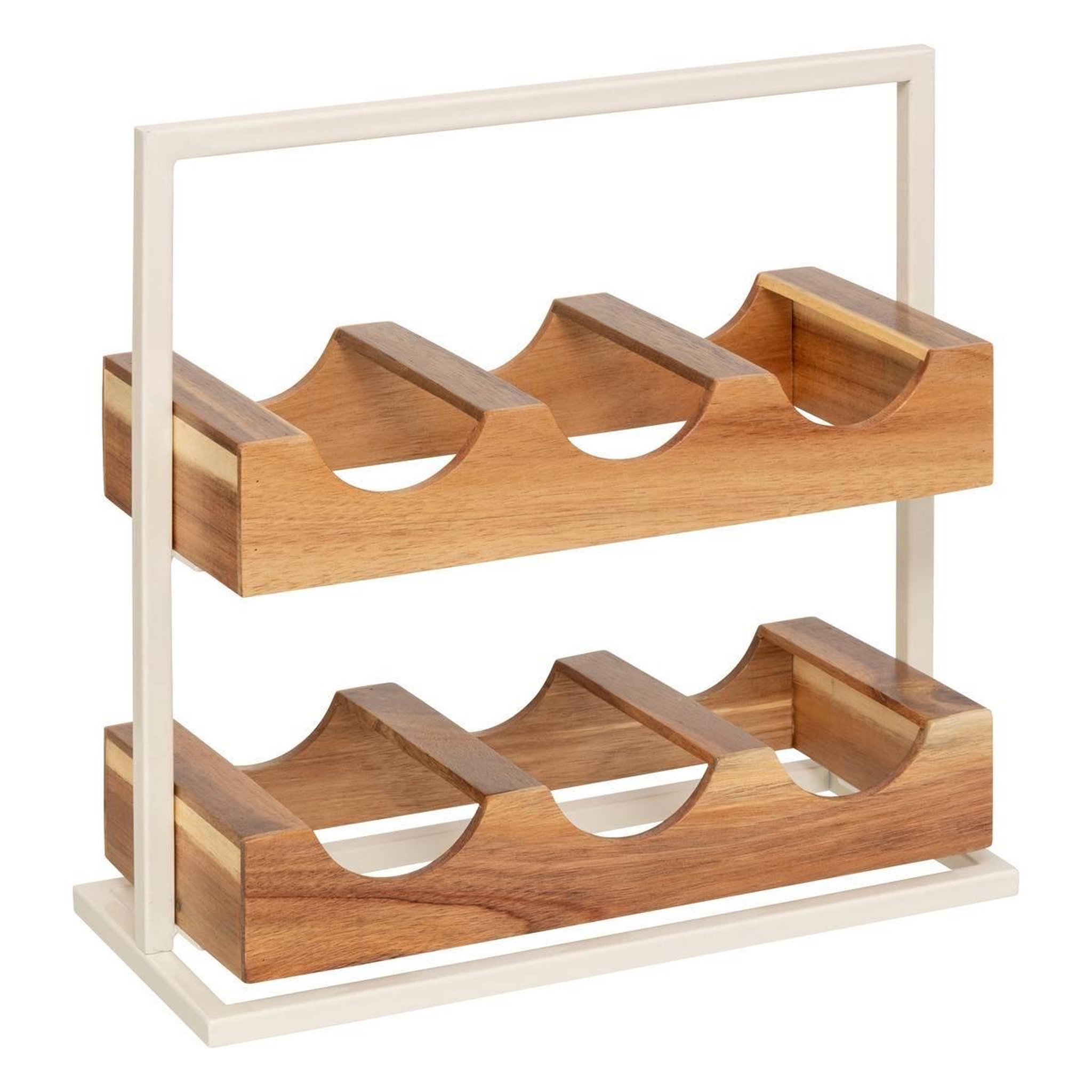 FIVE Porte-Bouteilles en Bois  Acacia  36cm Naturel