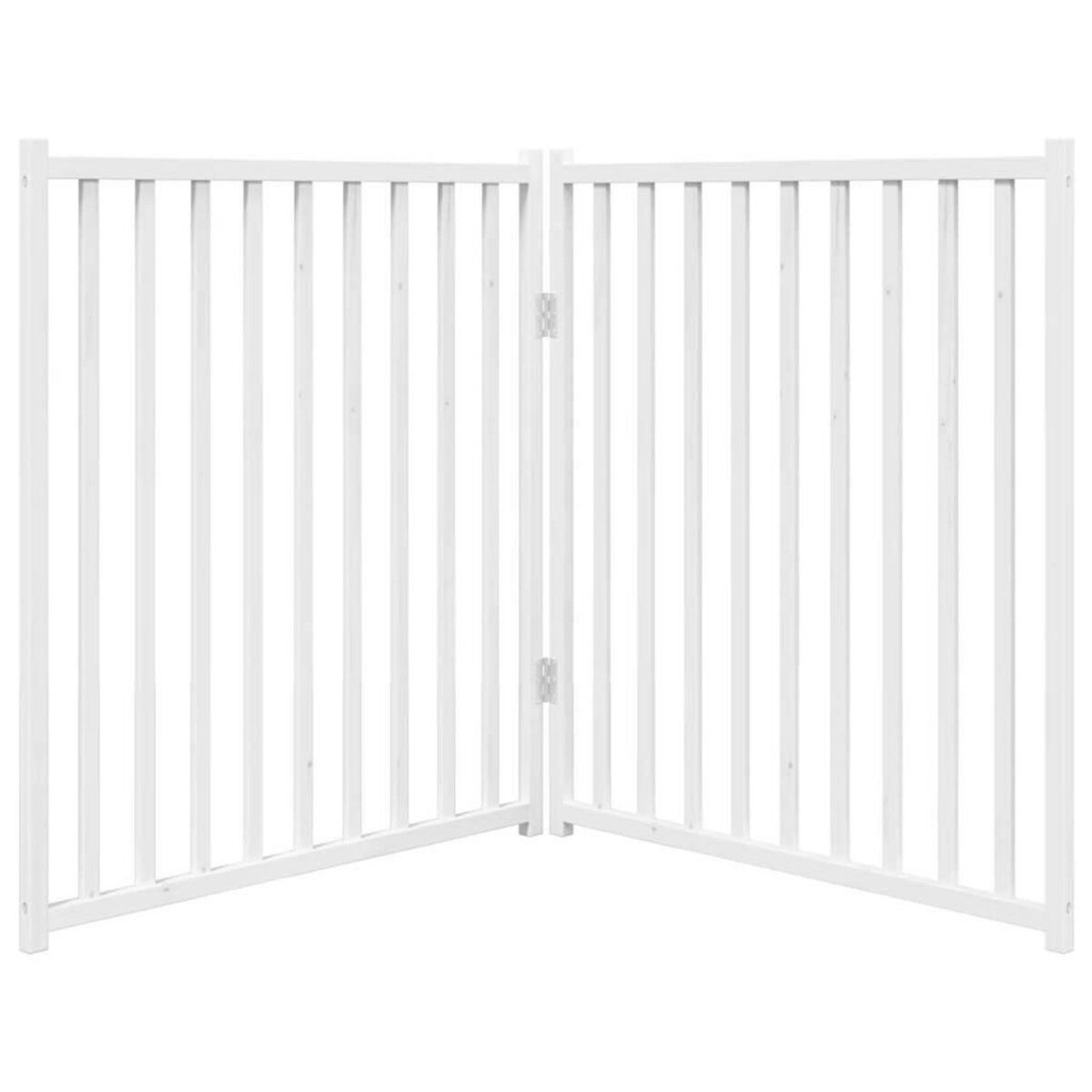 VIDAXL Barriere pour chien pliable 2 panneaux 160 cm bois sapin massif