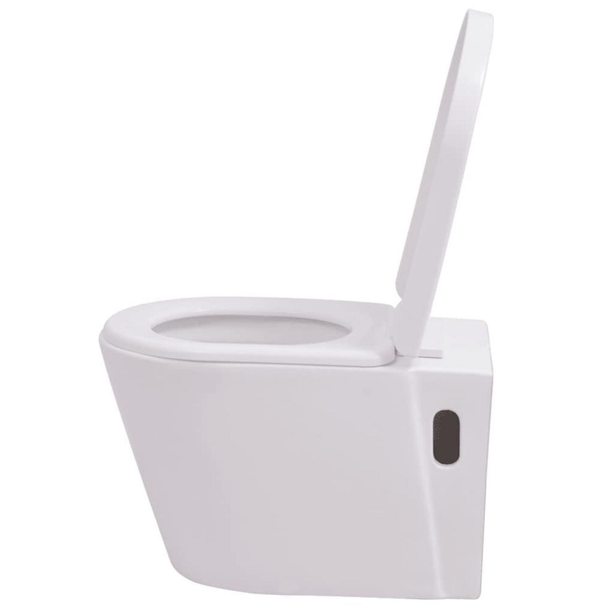 VIDAXL Toilette murale avec reservoir cache Ceramique Blanc
