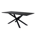 Paris Prix Table à Manger  Piazza  180cm Noir