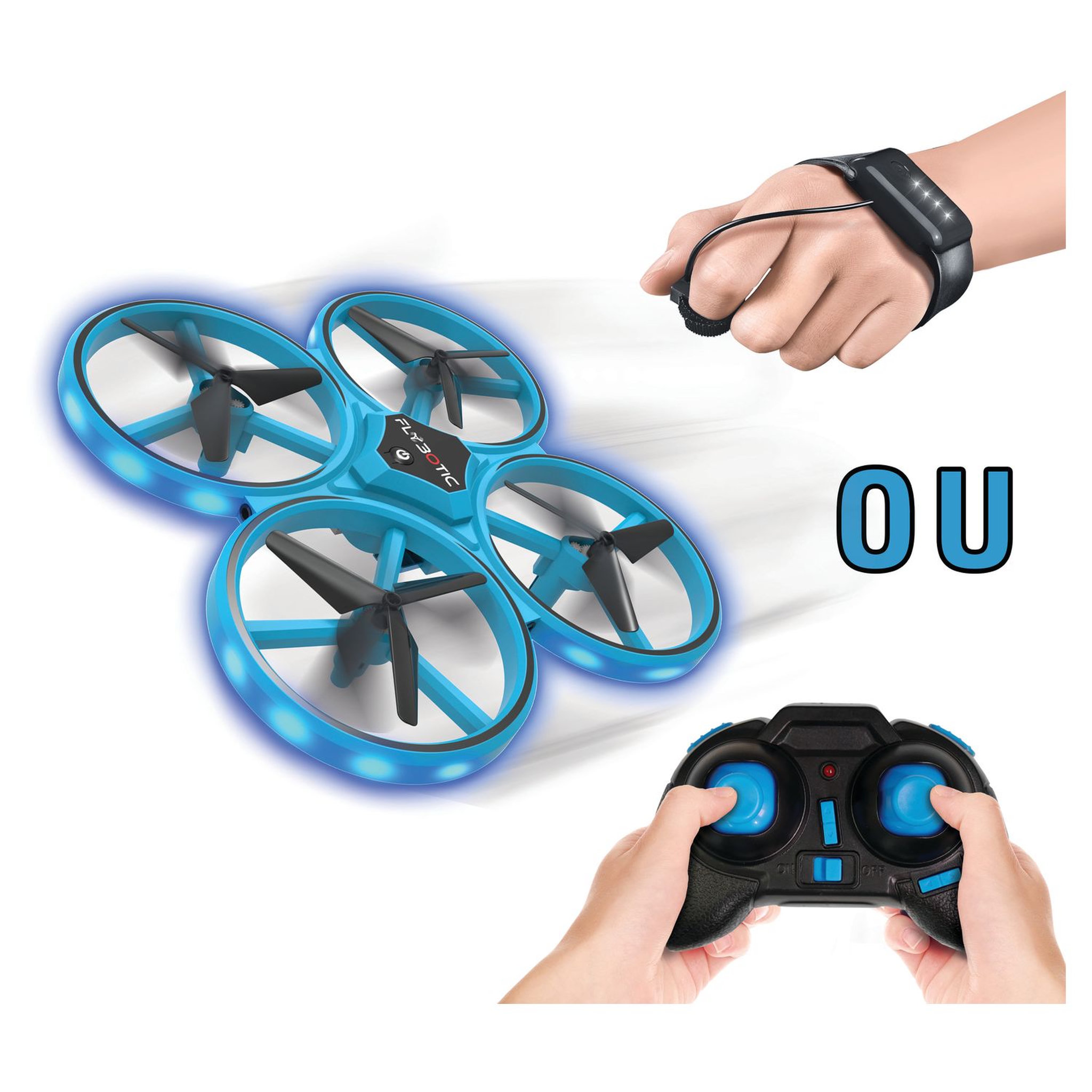 Voir la diapositive 6 : SILVERLIT Flashing Drone - Flybotic