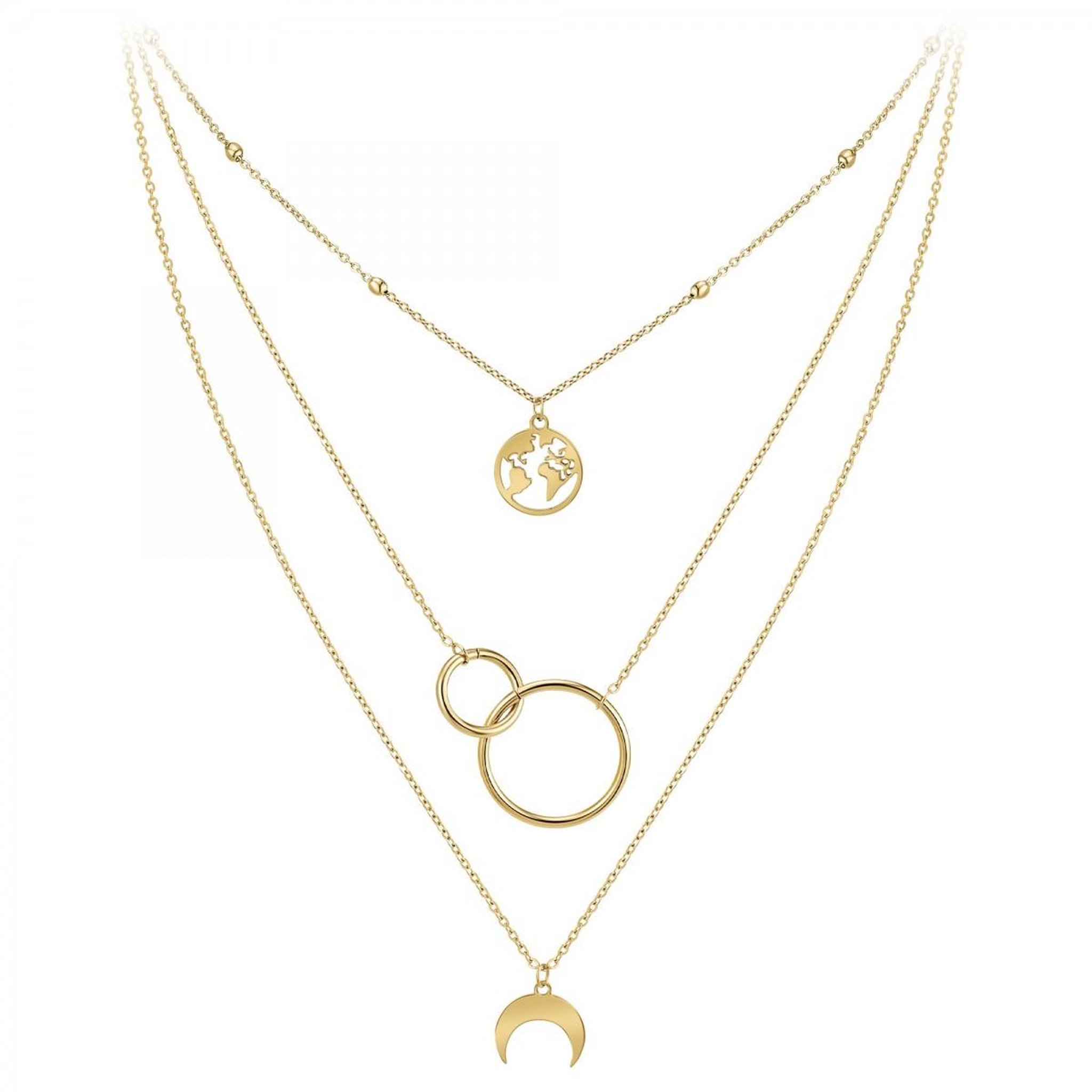 Voir la diapositive 1 : SC BOHEME Collier par SC Bohème en acier inoxydable