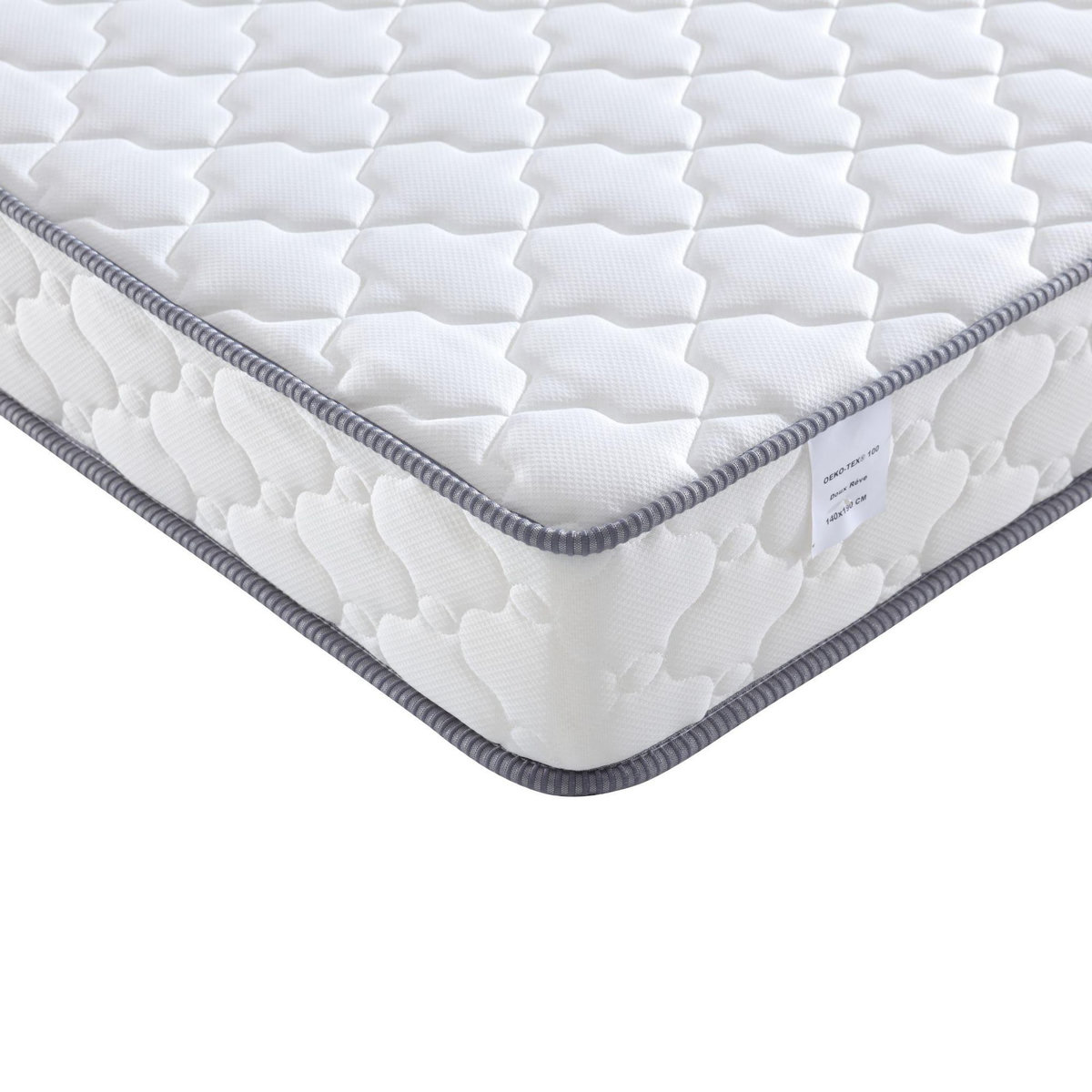 KING OF DREAMS Matelas  - Hauteur 20 cm Soutien Ferme et Durable Mousse Haute Densité 30 kg/m³ – 2 Faces de Couchage –Modèle Doux Rêve 20