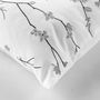 Voir la diapositive 2 : Paris Prix Coussin Déco Imprimé  Sakura  45x45cm Blanc