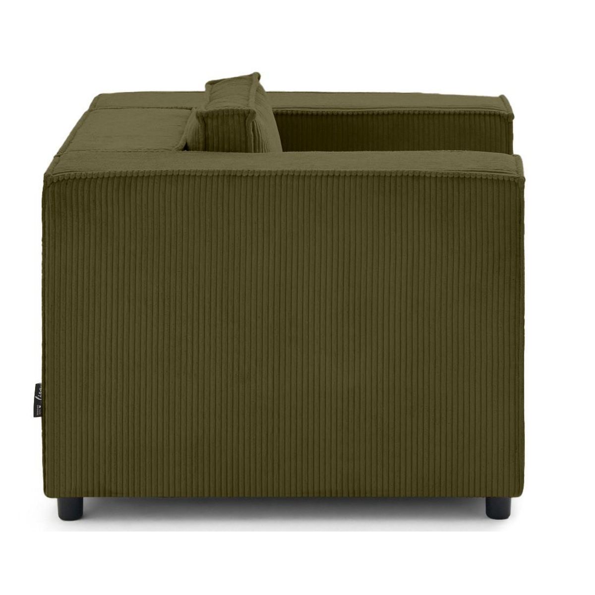 LISA DESIGN Stella - fauteuil en velours côtelé