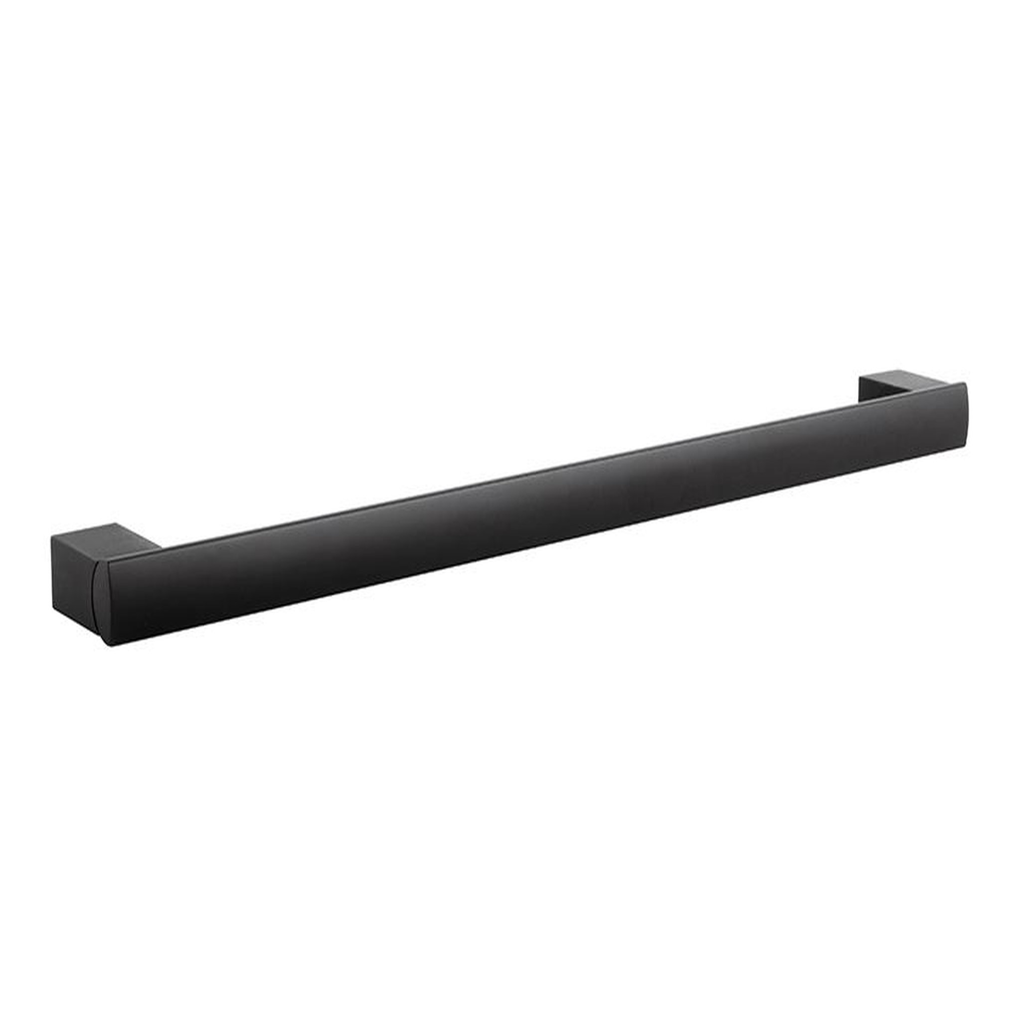 CENTRALE BRICO Poignée de meuble Porta 128 noir mat + vis