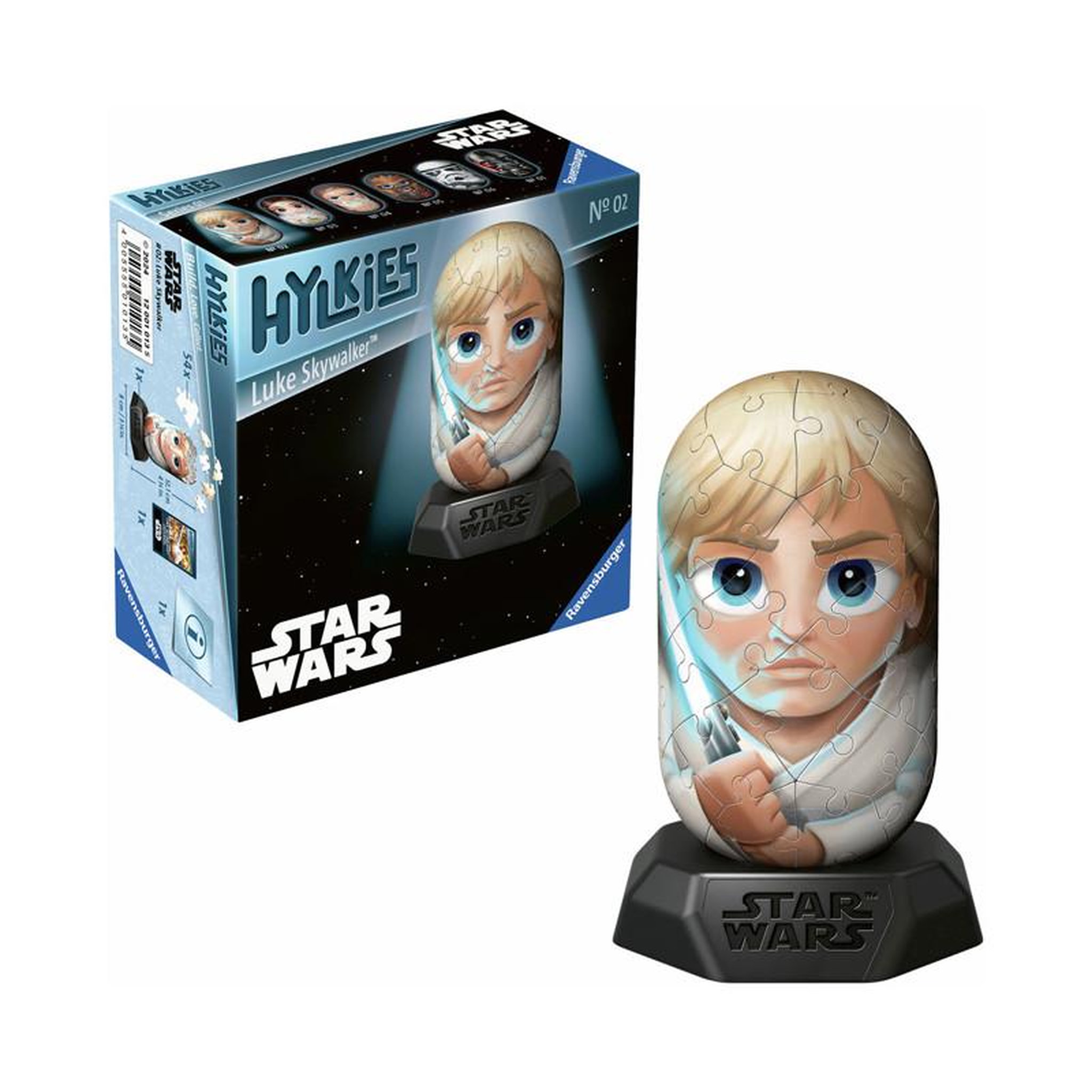 Voir la diapositive 3 : RAVENSBURGER Ravensburger - 3D Puzzle Star Wars Luke Skywalker, 54 pcs. 12001013 5