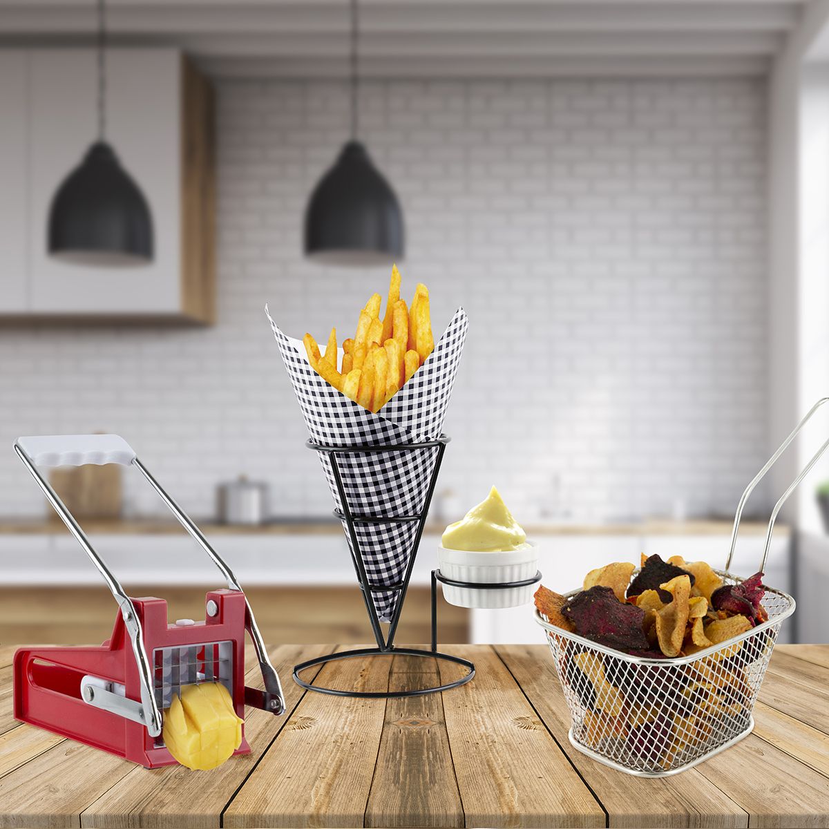 Panier à frites Inox