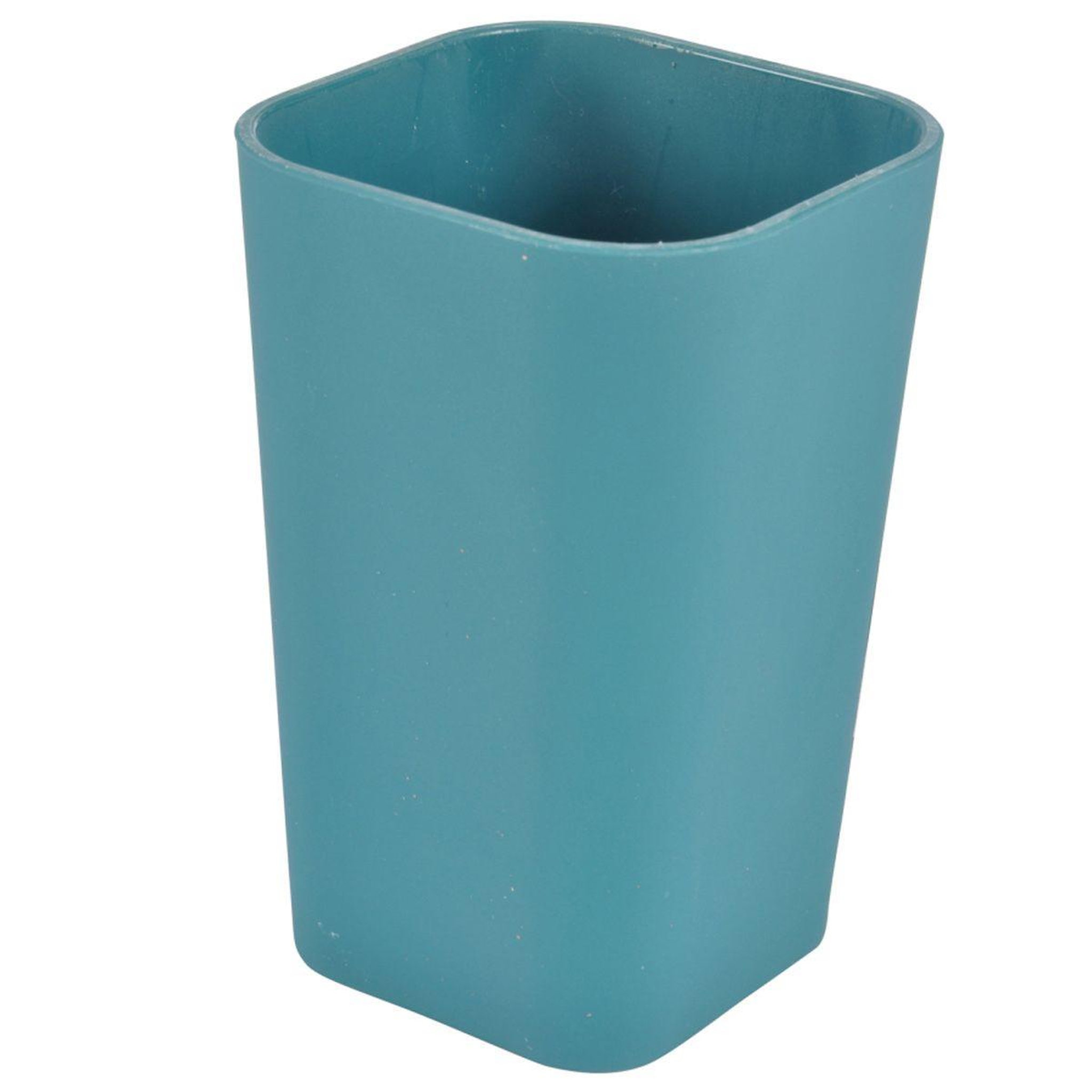 Douceur d'Intérieur Gobelet soft touch  vitamine ii  11cm bleu émeraude