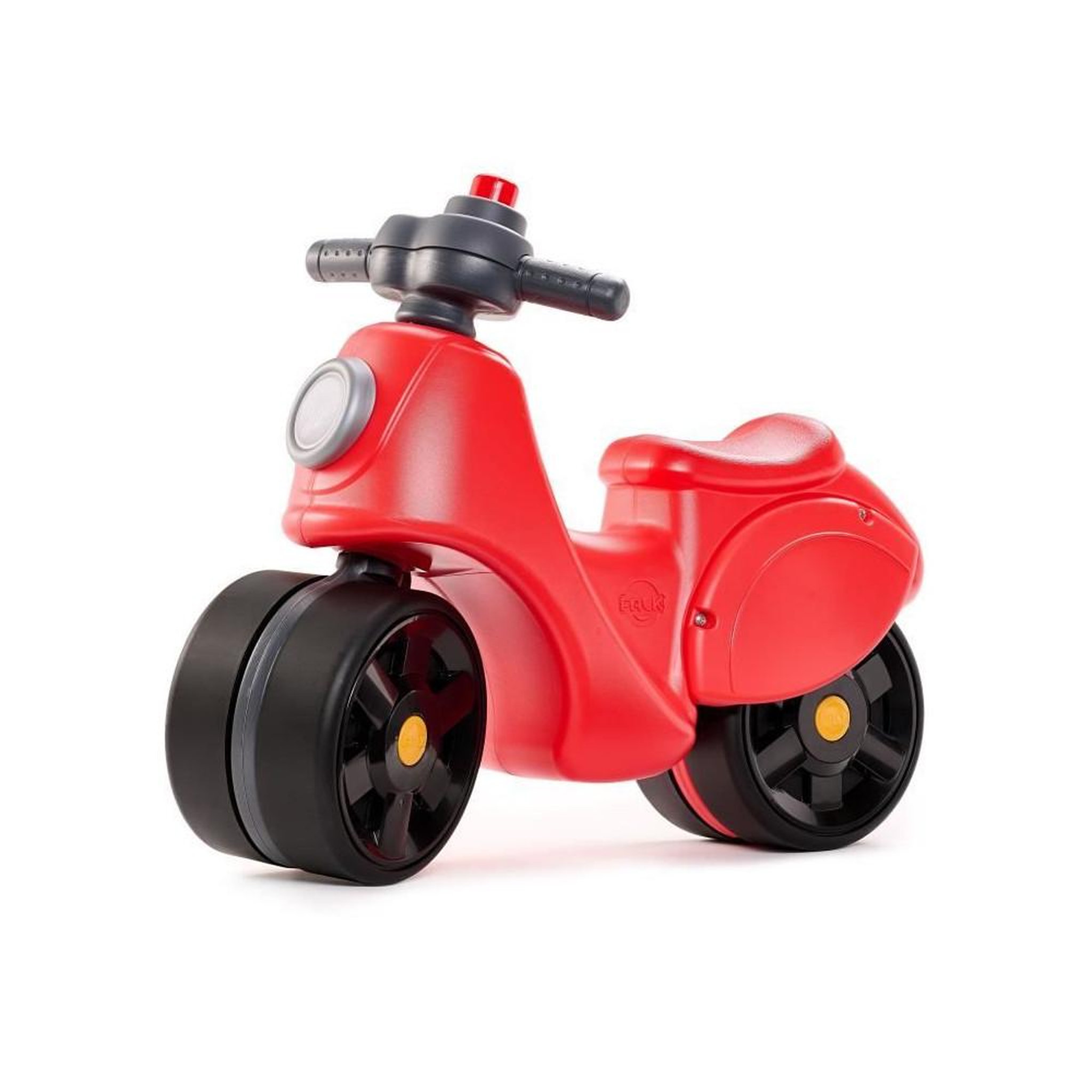 FALK Scooter Strada - FALK - Guidon directionnel avec klaxon - Larges roues sécurisantes - Rouge - 100% Fabriqué en France - Des 12