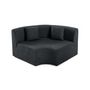 Voir la diapositive 6 : LISA DESIGN Ikare - module d'assise d'angle réversible - en tissu