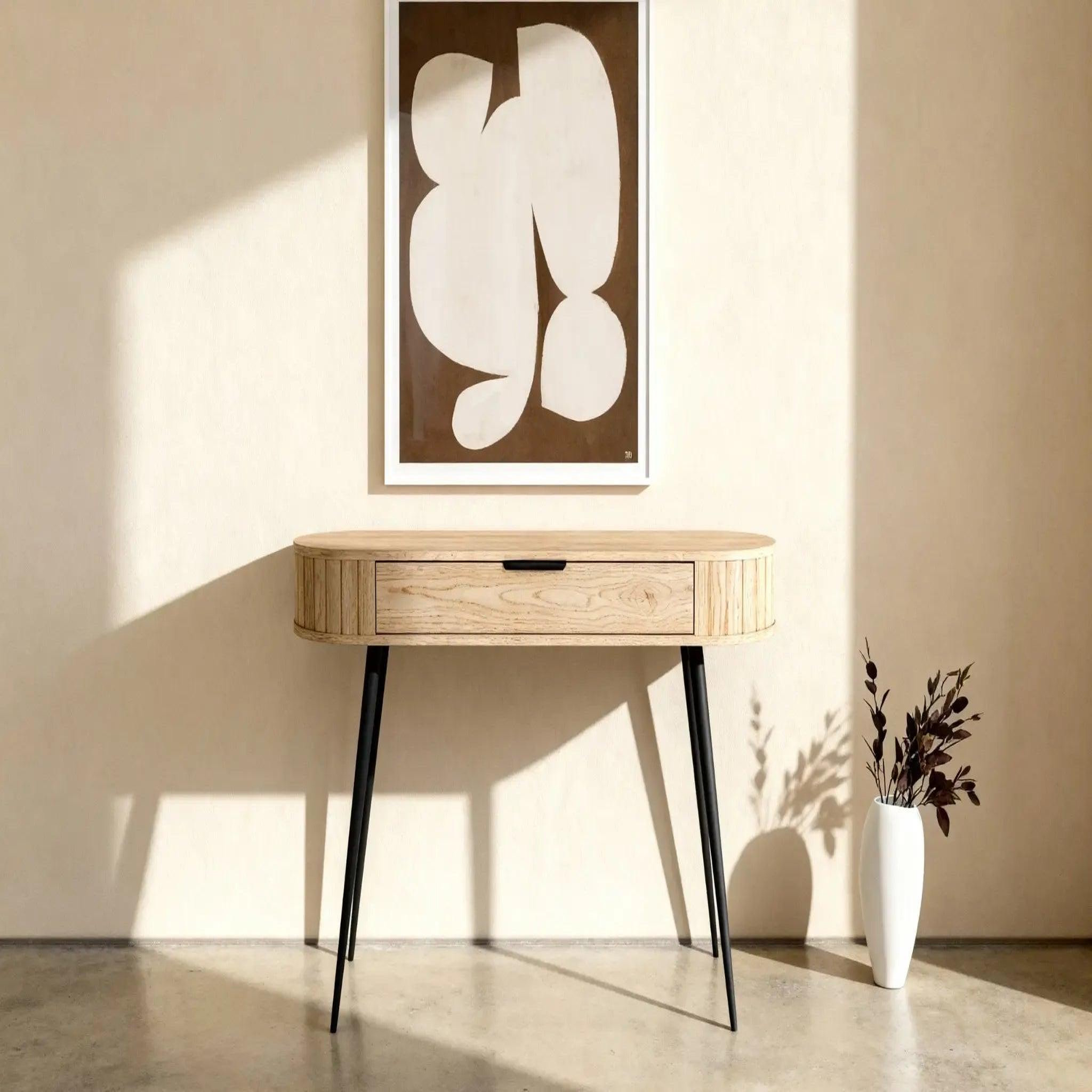 Voir la diapositive 5 : CASANOVA PARIS Leia - bureau en chêne cremona 120cm