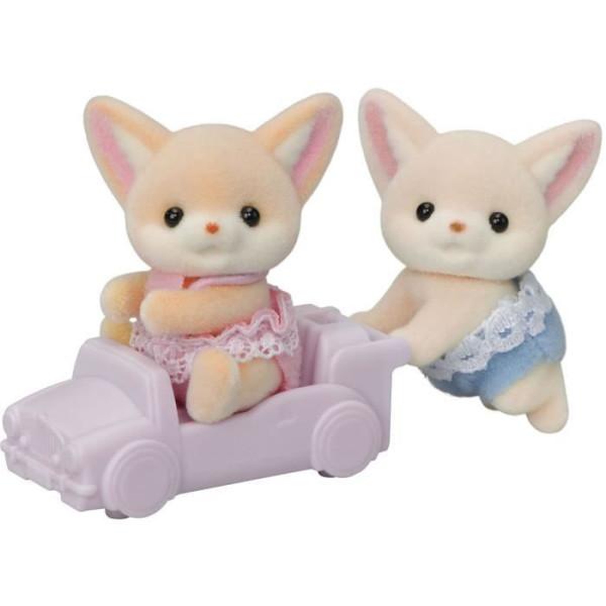 Voir la diapositive 3 : Sylvanian Families Poupée - SYLVANIAN FAMILIES - Les jumeaux Fennec - Modele 5697 - Multicolore - Articulés