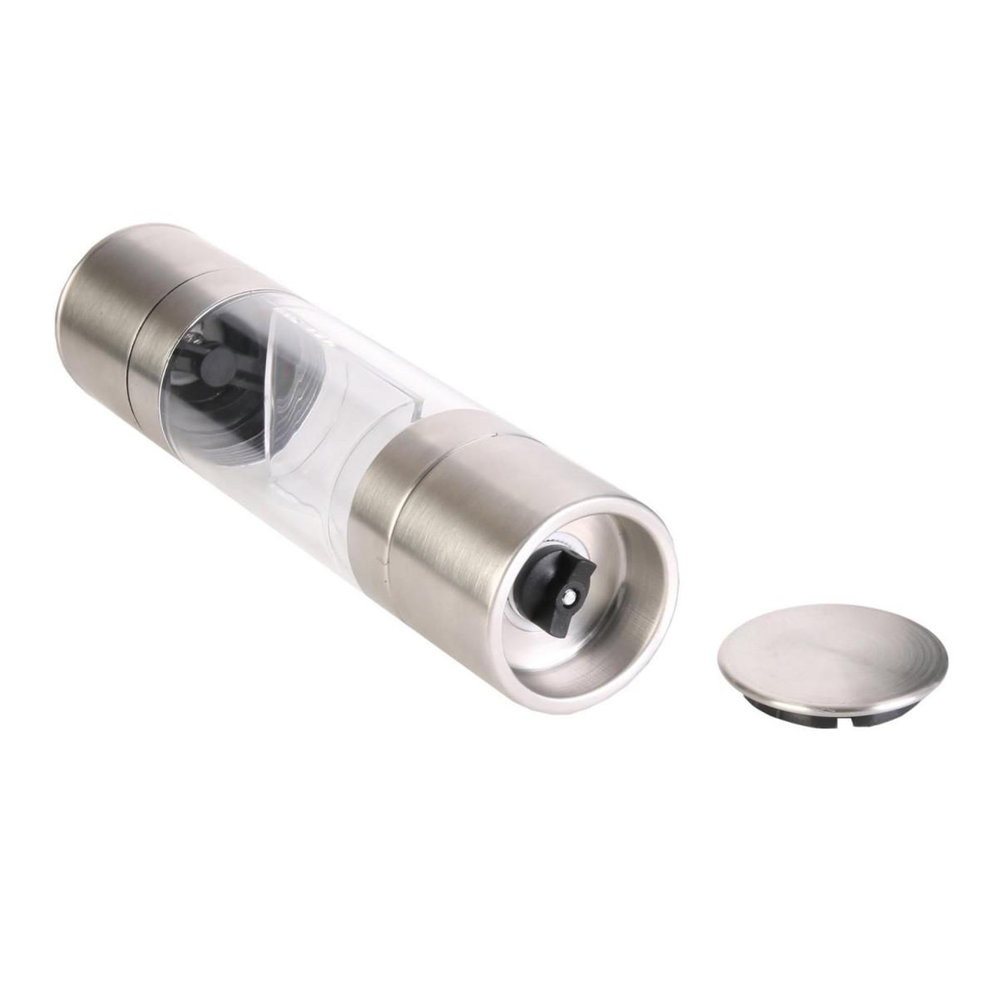 Voir la diapositive 2 : COOK CONCEPT Moulin poivre & sel inox  facile  21cm argent